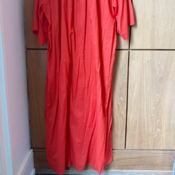 NWT Coral Red Glam Soaked Caftan - Size Small - Picture 7 of 7